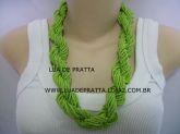 Colar gargantilha verde